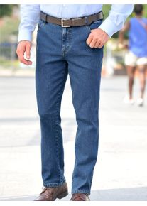 CLASSIC Herren Dehnbund-Jeans, blau, Gr. 48, unifarben, 98% Baumwolle, 2% Elasthan, Jeans