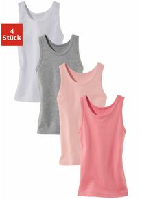 Vivance Kinder Unterhemd, Gr. 92, bunt, Feinripp, Obermaterial: 100% Baumwolle. Melange in der Packung: 67% Baumwolle, 33% Polyester, unifarben,