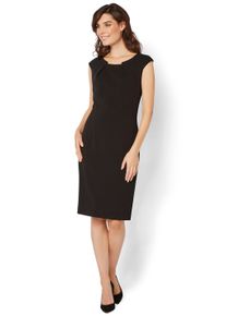 Damen Etuikleid "Jane", schwarz, elegant, Gr. 54, HERMANN LANGE Collection, unifarben, Jersey, Obermaterial: 96% Polyester, 4% Elasthan, Kleider, aus