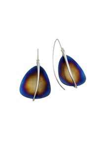 Vivance Damen Paar Ohrhaken "925/- Sterling Silber + Stahl", ONE-SIZE, Silber 925 (Sterlingsilber)-Stahl-Titan, bunt, Silber 925 (Sterlingsilber),