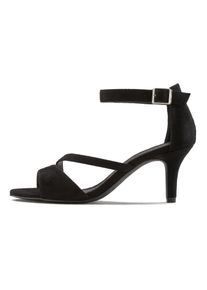 Lascana Damen Sandalette "Sommerschuh", Gr. 41, schwarz, Obermaterial: 100% Textilmaterial. Futter: 100% Lederimitat. Decksohle: 100% Lederimitat.