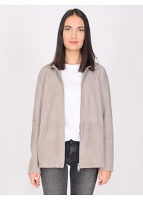 Maze Damen Lederjacke "4202192", beige, Gr. XS, Obermaterial: 100% Lammleder / Innenfutter: 100% Baumwolle, Jacken