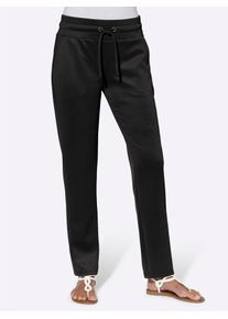 Classic Basics Damen Schlupfhose, schwarz, Gr. 19, unifarben, 95% Polyester, 5% Elasthan, Hosen