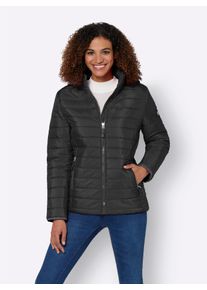 Casual Looks Damen Steppjacke, schwarz, Gr. 36, unifarben, 100% Polyester, Jacken
