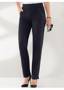 Lady Damen Jerseyhose, schwarz, Gr. 20, unifarben, 95% Polyester, 5% Elasthan, Hosen