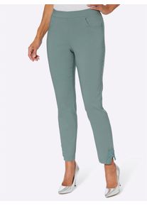 Classic Basics Damen Webhose, grün, Gr. 50, unifarben, 72% Viskose, 25% Polyamid, 3% Elasthan, Hosen