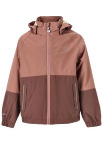 ZIGZAG Kinder Regenanzug "Dallas", braun, casual, Gr. 116, mehrfarbig, 100% Polyester, Sportanzüge, mit wasserabweisender Beschichtung