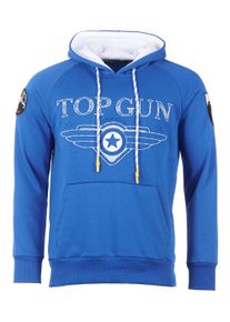 Top Gun Herren Kapuzenpullover "Defend TG20193010", blau, Gr. XL, Obermaterial: 65% Baumwolle, 35% Polyester, Pullover