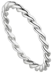 Jobo Damen Fingerring "Geflochtener Ring", 50, Silber 925 (Sterlingsilber), silber, Silber 925 (Sterlingsilber), Fingerringe, 925 Silber