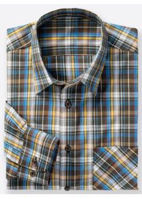 CLASSIC Herren Karohemd, bunt, Gr. 37, gemustert, kariert, mehrfarbig, 100% Baumwolle, Hemden