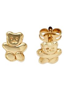 Jobo Damen Paar Ohrstecker "Teddy", Gelbgold 333, gold, Gelbgold 333, Ohrringe, 333 Gold