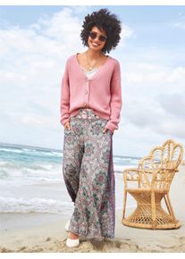 Heine Damen Strickjacke, rosa, Gr. 36, unifarben, 50% Baumwolle, 50% Polyacryl, Strickjacken