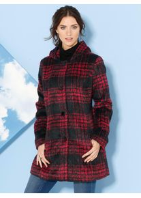 Classic Basics Damen Outdoorjacke, bunt, Gr. 54, gemustert, mehrfarbig, 70% Polyester, 20% Polyacryl, 4% Baumwolle, 3% Viskose, 3% Polyamid, Jacken