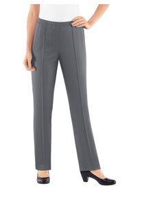 Classic Basics Damen Thermohose, grau, Gr. 38, unifarben, 100% Polyester, Hosen