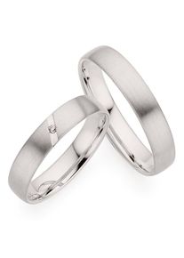 Phoenix PHÖNIX Trauring "Schmuck Geschenk Gold 333 Trauring Ehering LIEBE versch. Varianten", 67, ohne Brillant, Weißgold 333, 4,0mm, weiß, Weißgold 333,