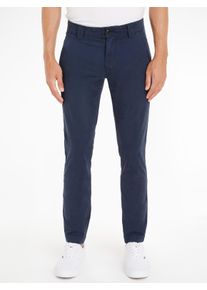 Tommy Jeans Herren Chinohose "TJM SCANTON CHINO PANT", blau, casual, Gr. 31, Web, Obermaterial: 98% Baumwolle, 2% Elasthan, Hosen, mit Markenlabel
