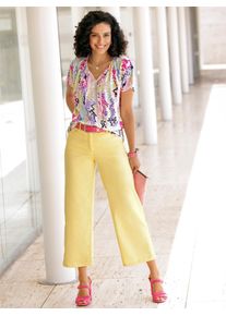 Inspirationen Damen Schlupfbluse, bunt, Gr. 40, gemustert, mehrfarbig, bedruckt, 100% Viskose, Blusen