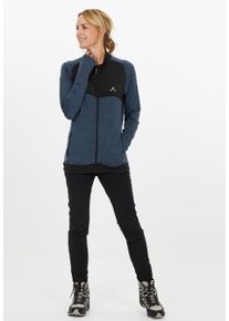 WHISTLER Damen Fleecejacke "Nevados", blau, casual, Gr. 38, mehrfarbig, 93% Polyester, 7% Elasthan, Jacken, in atmungsaktiver und dehnbarer Qualität