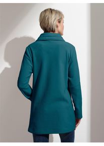 Classic Basics Damen Fleecejacke, blau, Gr. 42, unifarben, 100% Polyester, Jacken