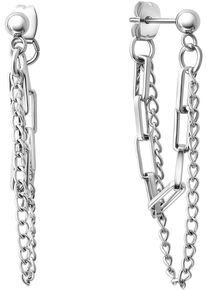 Firetti Damen Paar Ohrstecker "Schmuck Geschenk Ohrschmuck Ohrringe", Edelstahl, silber, Edelstahl, Ohrringe