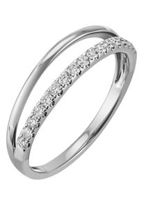 Firetti Damen Fingerring "Schmuck Geschenk Silber 925 Silberring Stäbchen", 54, Silber 925 (Sterlingsilber), 1,8mm, silber, Silber 925