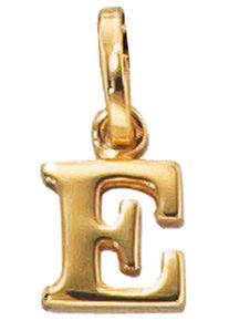 Jobo Damen Buchstaben-Anhänger "Anhänger Buchstabe", E, Gelbgold 333, gold, Gelbgold 333, Schmuckanhänger, 333 Gold