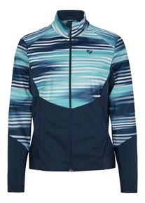Ziener Damen Softshelljacke "NURETTA", blau, Gr. 42, Obermaterial: 1. 100% Polyester; Futter: 100% Polyester;, Jacken