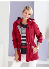 Classic Basics Damen Anorak, rot, Gr. 44, unifarben, 100% Polyester, Besatz:30% Baumwolle, 70% Polyester, Jacken
