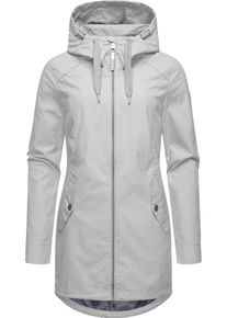 Ragwear Damen Outdoorjacke "Mondda", grau, elegant, Gr. S, Obermaterial: 74% Baumwolle, 26% Nylon; Innenfutter: 100% Polyester, Jacken, schicker
