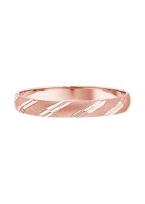Firetti Trauring "Schmuck Geschenk Gold 375 Hochzeit Ehering "LIEBE"", 17,5, ohne Brillant, Roségold 375, 3,0mm, rosa, Rosu00e9gold 375, Fingerringe,