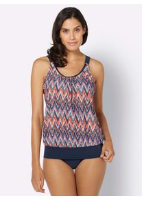 feel good Damen Tankini-Top, blau, Gr. 38, Elasthan, Polyamid, Bikini-Oberteile