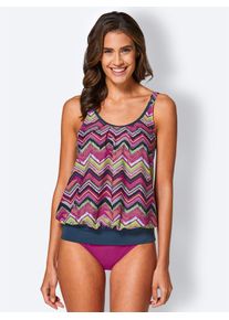 feel good Damen Tankini-Top, pink, Gr. 40, Elasthan, Polyamid, Bikini-Oberteile