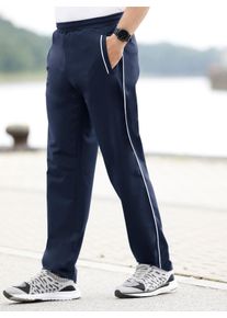 Catamaran Herren Trainingshose, blau, Gr. 48, unifarben, 60% Baumwolle, 35% Polyester, 5% Elasthan, Hosen