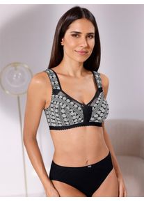 wäschepur WÄSCHEPUR Damen Entlastungs-BH, Gr. 95, schwarz, 85% Polyamid, 15% Elasthan, BHs