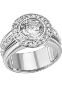 Firetti Damen Fingerring "Schmuck Geschenk Silber 925 Silberring Ring Kreis", 62, Silber 925 (Sterlingsilber), 8,3mm, silber, Silber 925