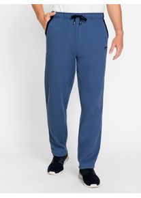Catamaran Herren Trainingshose, blau, Gr. 48, unifarben, 50% Baumwolle, 50% Polyester, Hosen