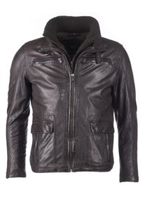 JCC Herren Lederjacke "40785", braun, Gr. 60, Oberstoff: 100% Lammleder / Innenmaterial: 100% Baumwolle / Futter: 100% Polyester, Jacken