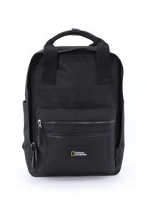 Cityrucksack "Legend", National Geographic, schwarz, Nylon, Rucksäcke, mit Laptop-Fach