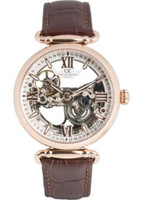Carl von Zeyten Damen Automatikuhr "Häusern", braun, Armbanduhren, Armbanduhr, mechanische Uhr, Damenuhr, Made in Germany