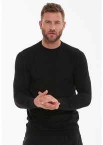 Endurance Herren Strickpullover "Ethow", schwarz, casual, Gr. XL, unifarben, 46% Polyester, 29% Viskose, 15% Wolle, 10% Elasthan, Pullover, mit