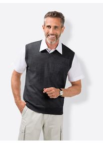Marco Donati Herren V-Ausschnitt-Pullover "Pullunder", grau, Gr. 50, unifarben, 100% Schurwolle, Pullover