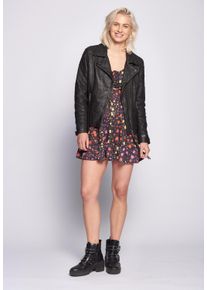 Maze Damen Lederjacke "Heart", schwarz, Gr. XXL, Obermaterial: 100% Lammleder / Futter: 100% Polyester, Jacken