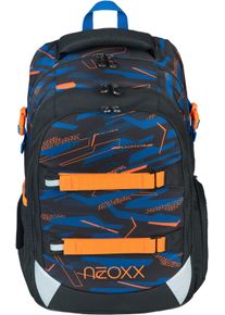 neoxx Kinder Schulrucksack "Active Pro, Streetlight", schwarz, Polyester, Rucksäcke