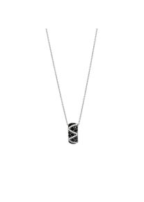 Celesta Damen Kette mit Anhänger "925 Sterling Silber rhodiniert", 42 + 3cm, Silber 925 (Sterlingsilber), L: 45cm B: 8.0mm, silber, Silber 925