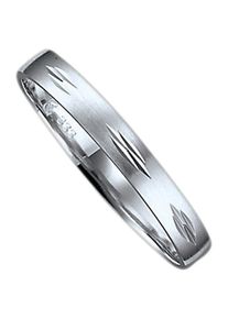 Firetti Trauring "Schmuck Geschenk Gold 375 Hochzeit Ehering Trauring "LIEBE"", 22, ohne Brillant, Weißgold 375, 3mm, weiß, Weißgold 375,