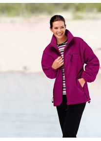 CLASSIC Damen Fleecejacke, pink, Gr. 36, unifarben, 100% Polyester, Jacken