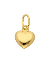 Adelia´s ADELIA ́S Damen Ketten-Anhänger "585 Gold Anhänger Herz", Gelbgold 585, gold, Gelbgold 585, Schmuckanhänger, 585 Gold Goldschmuck für Damen