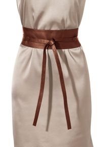 Heine Damen Taillengürtel, braun, Gr. 40, Gürtel