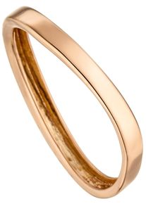 Jobo Damen Goldring, 54, Roségold 375, rosa, Rosu00e9gold 375, Fingerringe, 375 Roségold