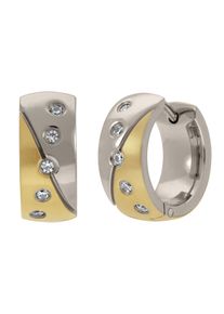 TITANIA Damen Paar Ohrstecker "Ohrringe", Titan, silber, Titan, Ohrringe